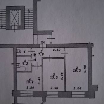 Продается 2-х комнатная квартира, 56,1 м²