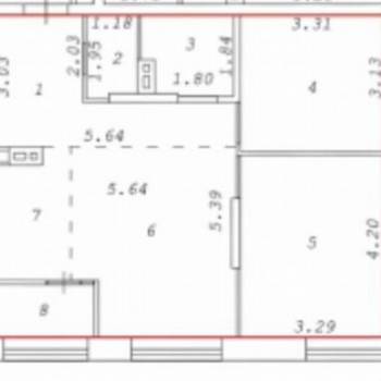 Продается 3-х комнатная квартира, 60,8 м²