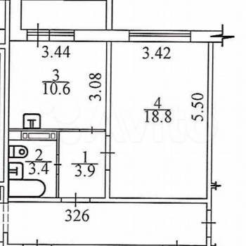 Сдается 1-комнатная квартира, 37 м²