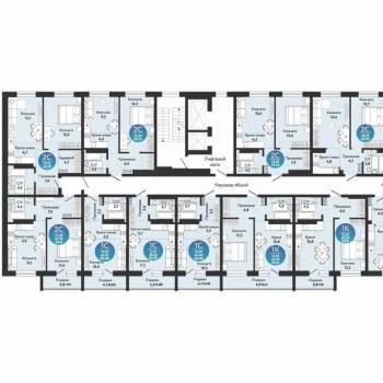 Продается 1-комнатная квартира, 40,7 м²