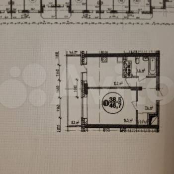 Продается 1-комнатная квартира, 39 м²