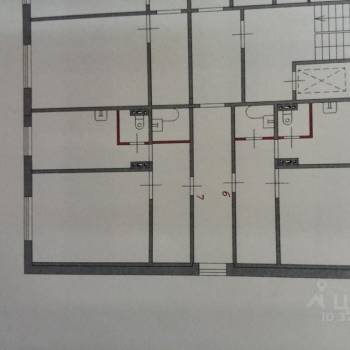 Продается 1-комнатная квартира, 54,3 м²