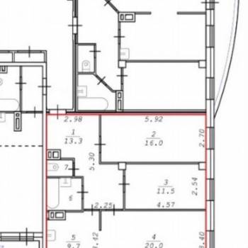 Продается 3-х комнатная квартира, 75,5 м²