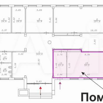 Продается Нежилое помещение, 68 м²