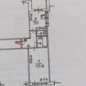 Продается 1-комнатная квартира, 35,3 м²