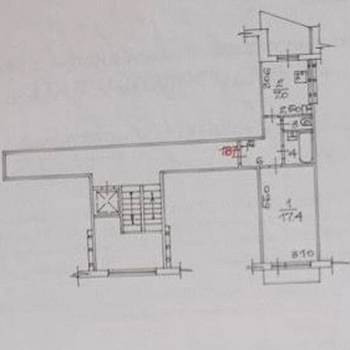 Продается 1-комнатная квартира, 35,3 м²