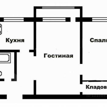 Сдается 2-х комнатная квартира, 45 м²