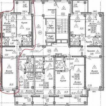 Продается 2-х комнатная квартира, 54,9 м²