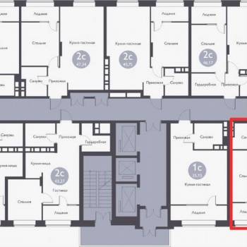 Сдается 1-комнатная квартира, 42 м²