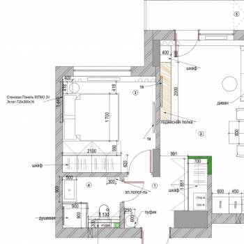 Сдается 2-х комнатная квартира, 46 м²