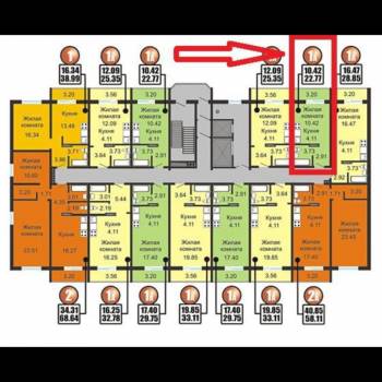 Сдается 1-комнатная квартира, 24 м²