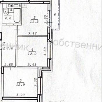 Продается 2-х комнатная квартира, 48 м²