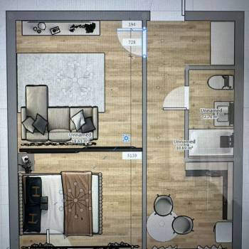 Сдается 1-комнатная квартира, 33 м²