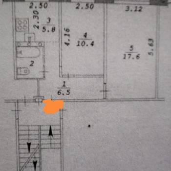 Продается 2-х комнатная квартира, 43,4 м²