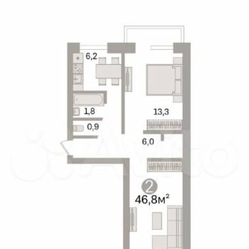 Сдается Комната, 46,8 м²