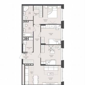 Продается Многокомнатная квартира, 85 м²