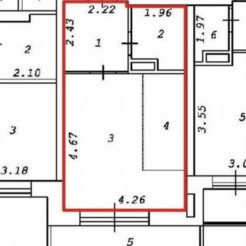 Продается 1-комнатная квартира, 28,9 м²