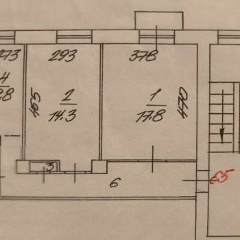 Сдается 2-х комнатная квартира, 60 м²