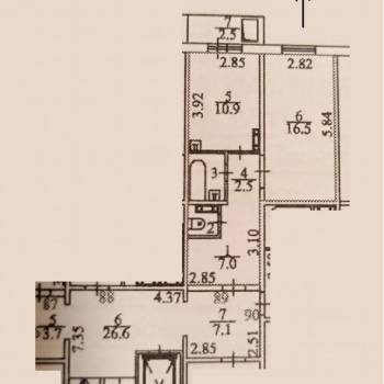 Продается 1-комнатная квартира, 40,8 м²
