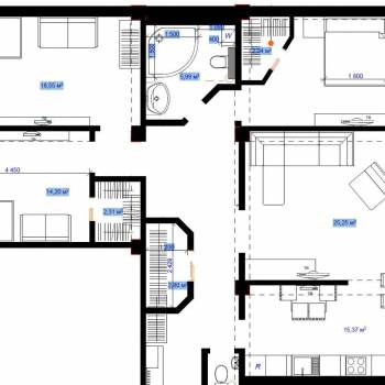 Продается Многокомнатная квартира, 124 м²