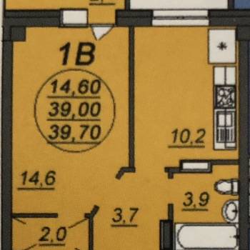Сдается 1-комнатная квартира, 40 м²
