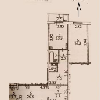 Продается 1-комнатная квартира, 40,8 м²