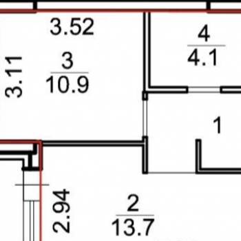 Сдается 1-комнатная квартира, 34,7 м²