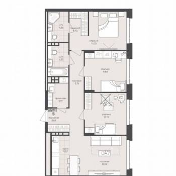 Продается Многокомнатная квартира, 85 м²