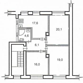 Сдается Многокомнатная квартира, 84 м²