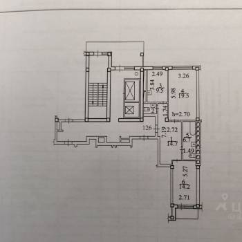 Продается 2-х комнатная квартира, 66,5 м²