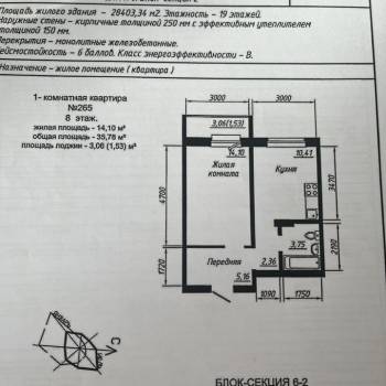 Сдается 1-комнатная квартира, 35,8 м²