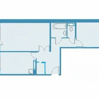 Сдается 2-х комнатная квартира, 58,1 м²