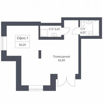 Сдается Нежилое помещение, 50,26 м²