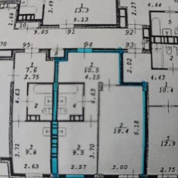 Продается 1-комнатная квартира, 42 м²