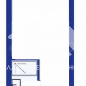 Продается 1-комнатная квартира, 22,6 м²