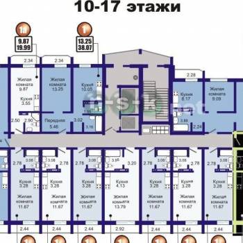 Продается 1-комнатная квартира, 30,3 м²