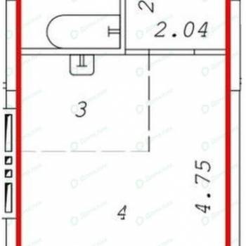 Продается 1-комнатная квартира, 34,5 м²