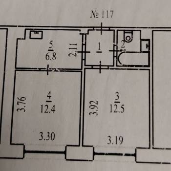 Продается 2-х комнатная квартира, 37,3 м²