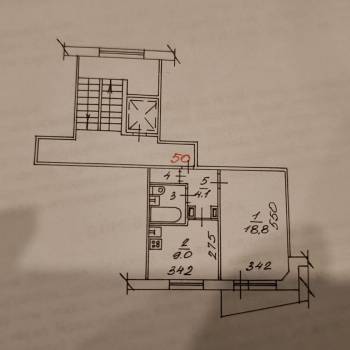 Сдается 1-комнатная квартира, 37,6 м²
