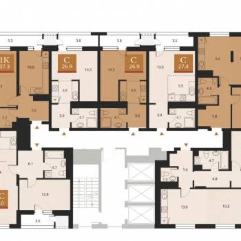 Продается 2-х комнатная квартира, 50 м²