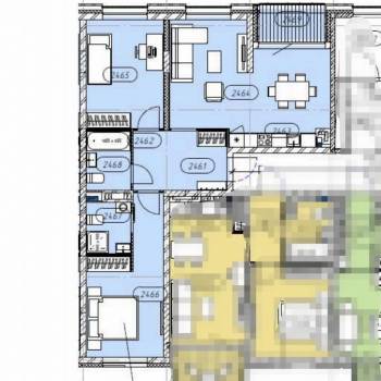 Сдается 2-х комнатная квартира, 77 м²