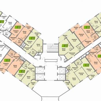 Продается 2-х комнатная квартира, 67 м²