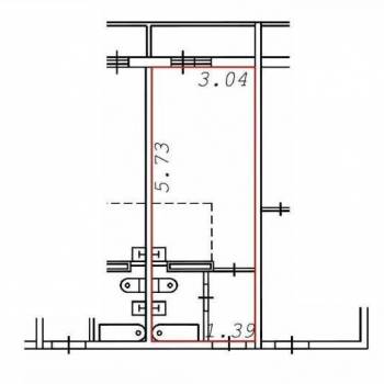 Продается 1-комнатная квартира, 23,7 м²