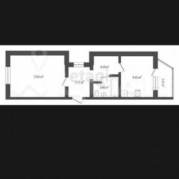 Продается 1-комнатная квартира, 42 м²