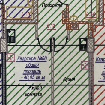 Продается 1-комнатная квартира, 39,2 м²