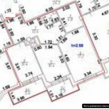 Продается 2-х комнатная квартира, 58 м²