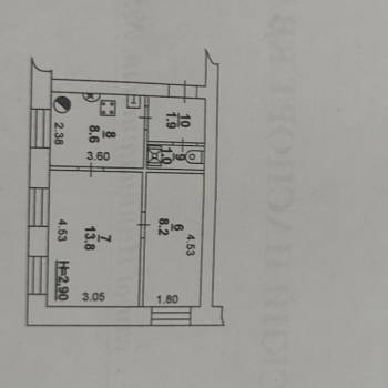 Продается 2-х комнатная квартира, 33,5 м²
