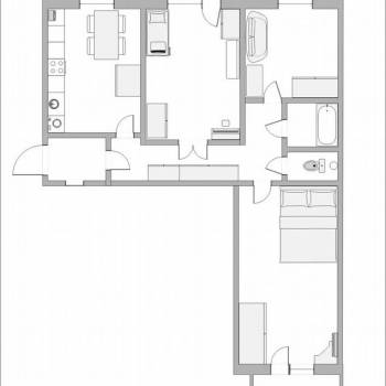 Продается 1-комнатная квартира, 66,2 м²