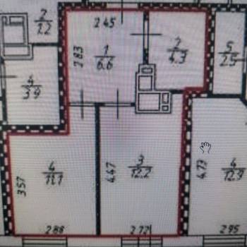 Продается 1-комнатная квартира, 38,5 м²