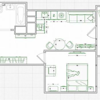 Продается 1-комнатная квартира, 38,5 м²